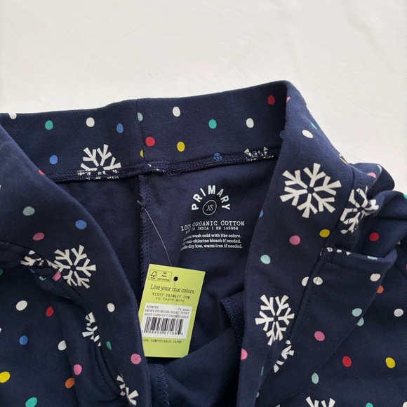 NEW Primary Women’s Navy Snowflake Pajama Pants - Picture 3 of 3